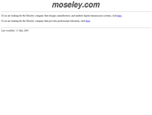 Tablet Screenshot of moseley.com